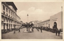Sepia postcard Casablanca Le