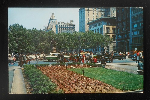 1950s central park hansom cab - park,